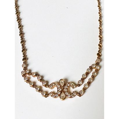 CARTIER. NECKLACE in yellow gold 750°/°°...
