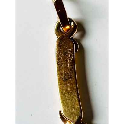 FRED. NECKLACE in yellow gold 750°/°° with...