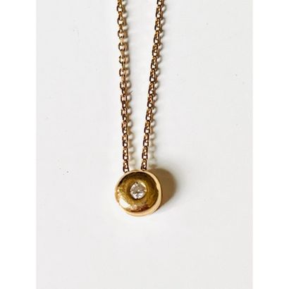 NECKLACE in yellow gold 750°/°° forçat link...