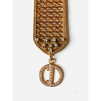 Yellow gold waist chain 750°/°° decorated...