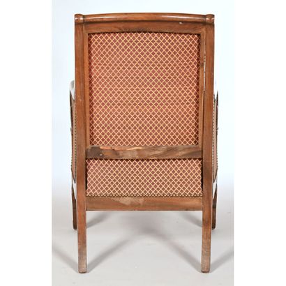 RESTORATION LOUNGE SET in mahogany and mahogany...