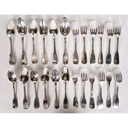 12 uniplat solid silver TABLE COUVERTS hallmarked...