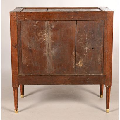 LITTLE COMMODE LOUIS XVI in rosewood veneer...
