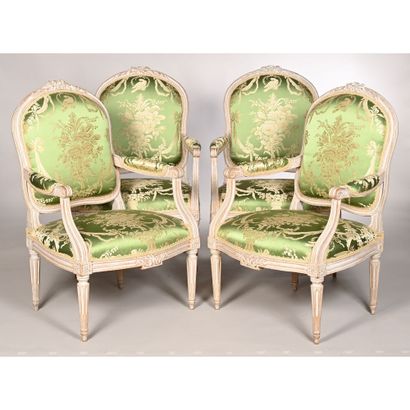 JOLIE SUITE DE 4 FAUDEUES TRANSITION en bois...