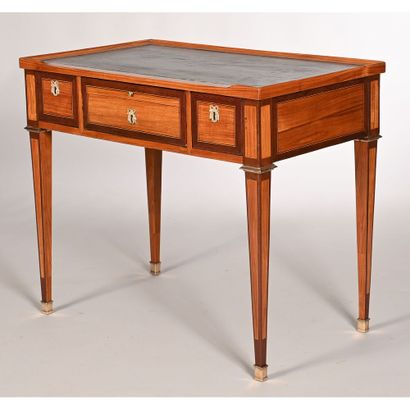 LELEU J.F. LOUIS XVI combination desk in...