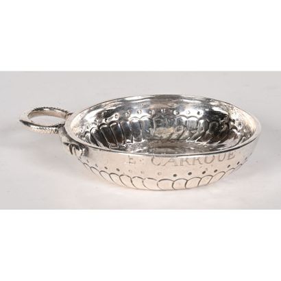 Solid silver TASTEVIN with snake handle,...