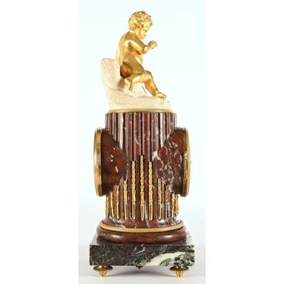 LOUIS XVI HANGER in marble and gilt bronze...