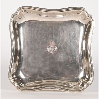 RESTAURATION SQUARE JAT in solid silver hallmarked...