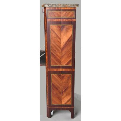 LOUIS XVI SECRETARY, rectangular shape, veneered...