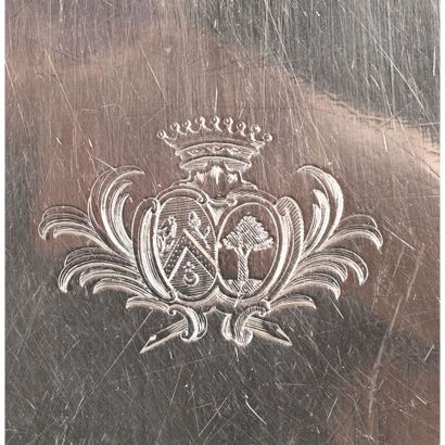 RESTAURATION SQUARE JAT in solid silver hallmarked...