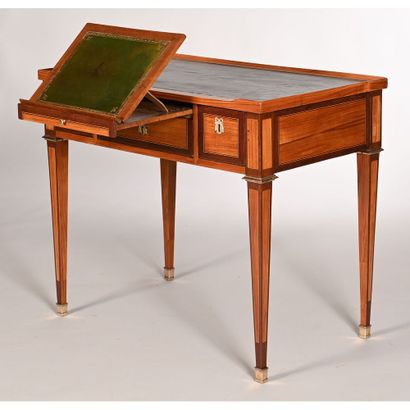 LELEU J.F. LOUIS XVI combination desk in...