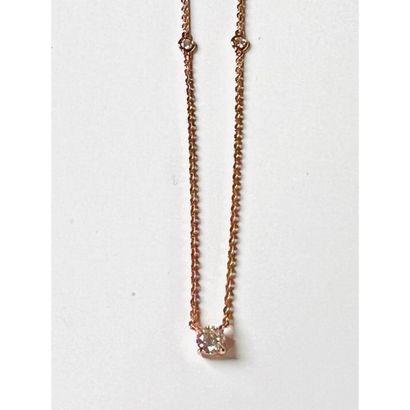 MESSIKA. COLLIER «Emotion» en or rose 750°/°°...
