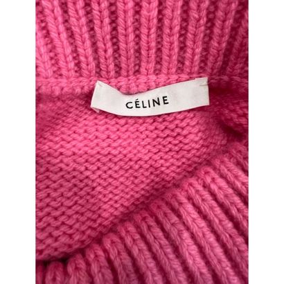 CELINE. Pull oversize en tricoté de cachemire...