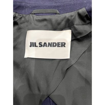 Jil SANDER. Manteau non doublé en laine et...