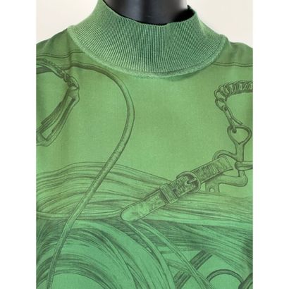 HERMES Paris. (Sans étiquette). Top sans...