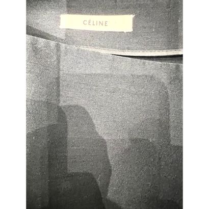 CELINE. Jupe trapèze non doublée en laine...