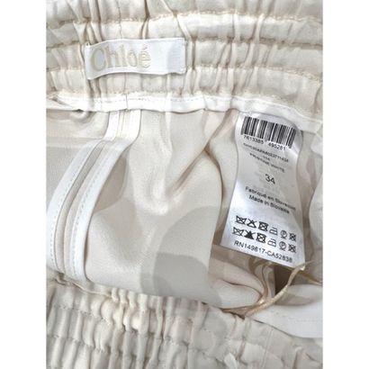 CHLOE. Pantalon droit en acétate et viscose...