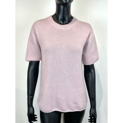 JOSEPH. Pull en tricoté cachemire rose violine....