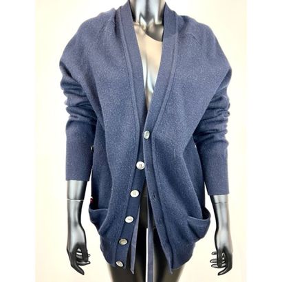 EXTREME CASHMERE X. Gilet oversize en tricoté...