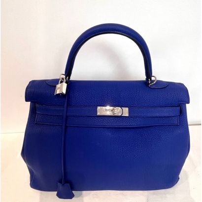 HERMES Paris 2011. Sac Kelly souple (35cm)...