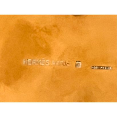 HERMES. Rare plateau de service «Fer à cheval»...