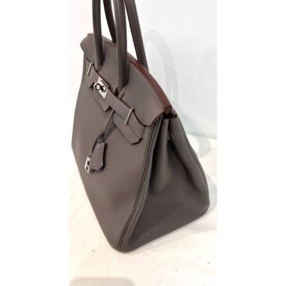 HERMES Paris 2014. Sac Birkin (35cm) en cuir...