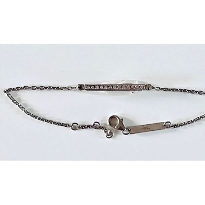 Victoria CASAL. BRACELET in white gold 750°/°°...