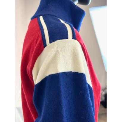 CELINE. Blouson forme Teddy en tricoté de...