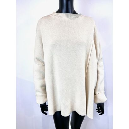THE ROW. Pull poncho oversize en épais cachemire...