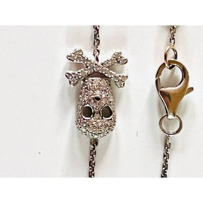 BRACELET in white gold 750°/°° featuring...