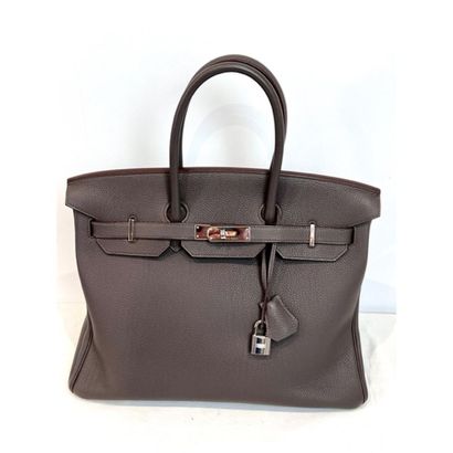 HERMES Paris 2014. Sac Birkin (35cm) en cuir...
