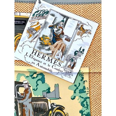 HERMES. Yellow, gray and brown 