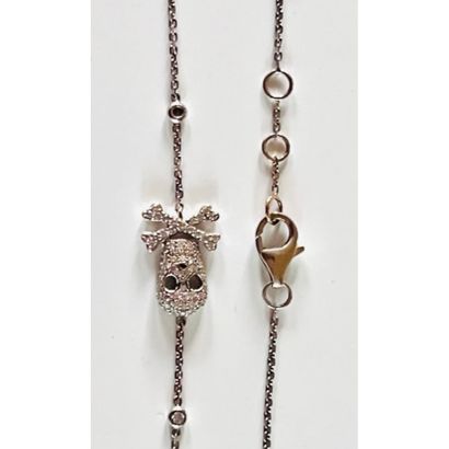 BRACELET in white gold 750°/°° featuring...