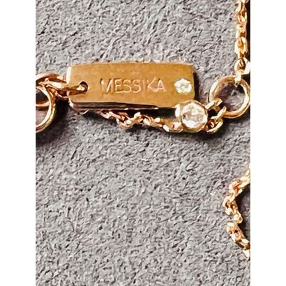 MESSIKA. COLLIER «Emotion» en or rose 750°/°°...