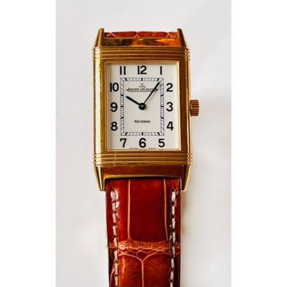 JAEGER LE COULTRE. MONTRE en or jaune 750°/°°...