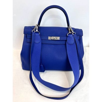 HERMES Paris 2011. Sac Kelly souple (35cm)...