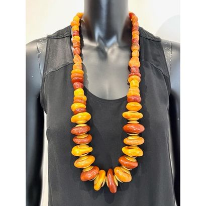 CHANEL 1998. Exceptional necklace in two-tone...