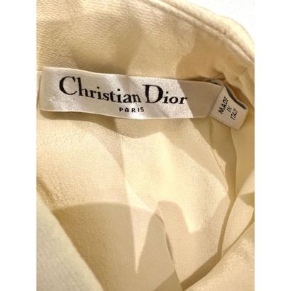 Christian DIOR. Robe droite sans manches...