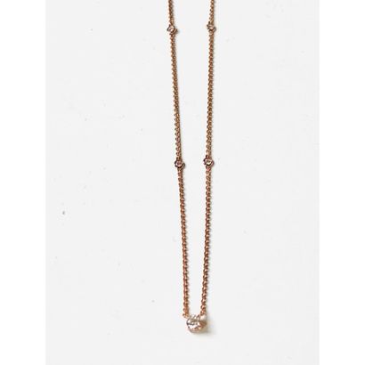 MESSIKA. COLLIER «Emotion» en or rose 750°/°°...