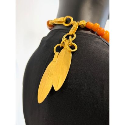 CHANEL 1998. Exceptional necklace in two-tone...