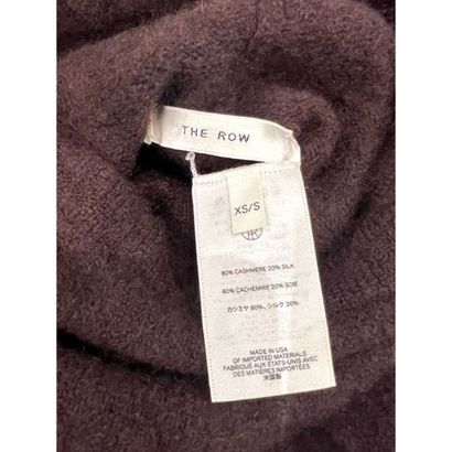 THE ROW. Cape poncho en tricoté de cachemire...