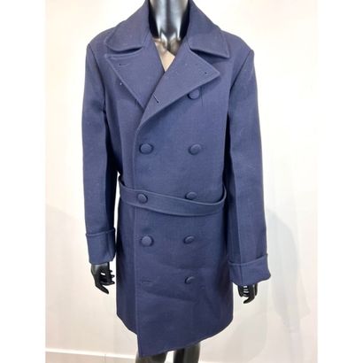 Jil SANDER. Manteau non doublé en laine et...