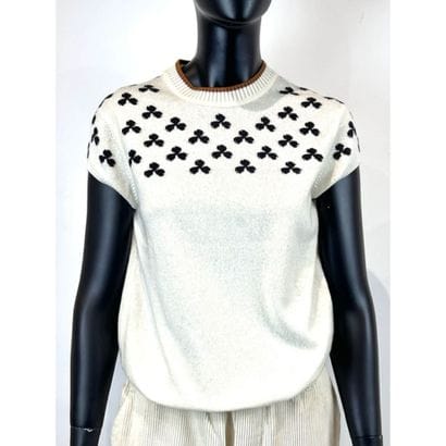 HERMES Paris. Pull en tricoté de cachemire...