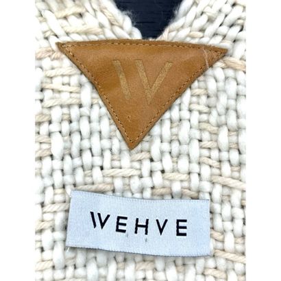 WEHVE. Veste poncho en tricoté de laine Mérinos...