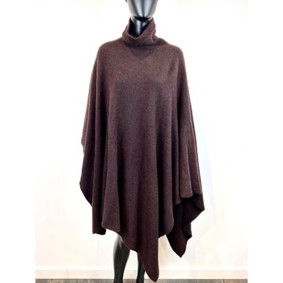 THE ROW. Cape poncho en tricoté de cachemire...