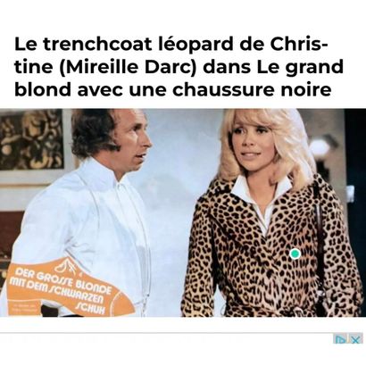 Guy LAROCHE pour Mireille DARC (1972). Manteau...