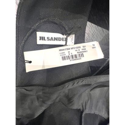 Jil SANDER. Robe longue du soir en laine,...