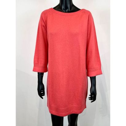 HERMES Paris. Long pull tunique en tricoté...