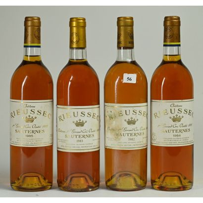 4 Btles Château RIEUSSEC, 1er GCC, Sauternes,...