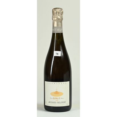 1 Btle Champagne Jacques SELOSSE, Brut, Grand...